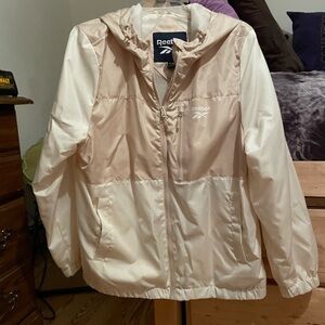 Reebok Women's Cream and Tan Jacket